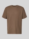 JACK & JONES T-shirt z okrągłym dekoltem model 'AUSTIN' Szarobrązowy