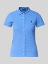 Polo Ralph Lauren Poloshirt met Knoopsluiting Blauw