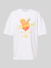 REVIEW t-shirt z tylnym nadrukiem z motywem Beżowy