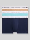 Tommy Hilfiger Regular Fit Trunks aus Baumwoll-Mix im 3er-Pack Marine