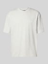 PEGADOR Oversized T-Shirt mit Label-Stitching Hellgrau Melange