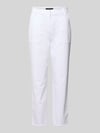 Marc Cain Chino mit Fransensaum Weiss