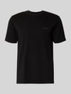Armani Exchange T-shirt o kroju slim fit extra z okrągłym dekoltem Czarny