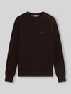 Tommy Hilfiger Regular Fit Pullover aus reiner Baumwolle Dunkelbraun