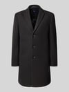 MCNEAL Relaxed Fit Mantel aus reiner Baumwolle Modell ‘AMSTERDAM‘ Black