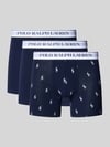 Polo Ralph Lauren Underwear Boxershorts van katoenmix model 'CLSSIC TRUNK-3 PACK' Marineblauw