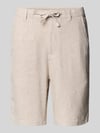 JACK & JONES Regular Fit Shorts mit Tunnelzug Modell 'MYKONOS' Beige