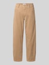 CAMBIO Barrel Fit Cordhose aus reiner Baumwolle Modell 'ELIN' Beige