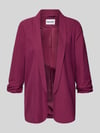 PIECES Regular Fit Longblazer mit Viskose-Anteil Modell 'BOSELLA' Bordeaux