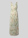 Lace & Beads Avondjurk in laagjeslook met V-hals Lichtgroen