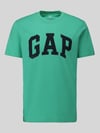 GAP Regular Fit T-Shirt aus reiner Baumwolle Modell 'EVERYDAY SOFT' Gruen