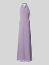 Mascara Abendkleid mit Neckholder Flieder