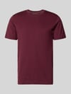 Christian Berg Men t-shirt z bawełny z okrągłym dekoltem Bordowy