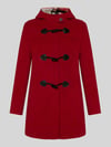 Gil Bret Regular Fit Dufflecoat aus Woll-Mix Rot