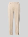CAMBIO Regular Fit Cordhose mit fixiertem Beinumschlag Modell 'KRYSTAL' Kitt