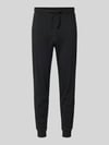 JOOP! COLLECTION Spodnie dresowe z wzorem z logo i elastycznym pasem BLACK