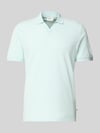 s.Oliver RED LABEL Regular Fit Poloshirt aus Baumwoll-Mix Tuerkis