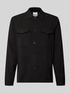 Lindbergh Relaxed Fit Hemdjacke mit Brusttaschen Black