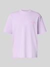 Lindbergh Oversized T-Shirt mit Label-Print Lavender