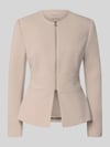 Rinascimento Kurzblazer mit Label-Detail Taupe