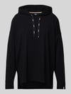 BOSS Hoodie aus Baumwoll-Mix Black