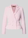 Rinascimento Blazer mit Reverskragen und doppelreihigem Knopfverschluss Rosa