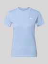 Lacoste Sport Slim Fit T-Shirt aus Baumwoll-Mix Rauchblau