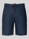 Scotch & Soda Shorts aus Baumwoll-Leinen-Mix Modell 'FAVE' Marine