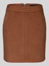 VERO MODA Ausgestellter Mini-Rock aus reiner Baumwolle Modell 'DONNADINA' Cognac