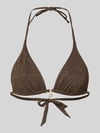 Banana Moon Bikini trójkątne z wiązaniem model ‘RICO LIGHTGLITTER’ Średniobrązowy