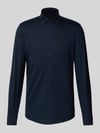 OLYMP No. Six Super Slim Business-Hemd mit Kentkragen Marine