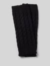 camano Socken mit Zopfmuster Black
