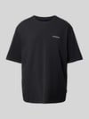 Lindbergh Oversized T-Shirt mit Label-Print Black