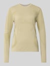 ASICS Slim fit shirt met lange mouwen met logoprint model 'Road' Olijfgroen