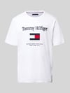 Tommy Hilfiger Regular Fit T-Shirt aus reiner Baumwolle Weiss