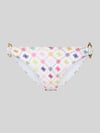 GUESS Bikinihose im Allover-Look Modell 'INES' Weiss