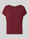 s.Oliver RED LABEL Relaxed Fit T-Shirt aus Viskose-Mix Bordeaux