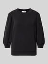 Selected Sweatshirt met 3/4-mouwen Zwart