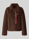 OAKWOOD Regular Fit Jacke aus reiner Wolle Mittelbraun