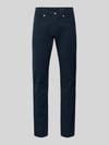 Pierre Cardin Spodnie w kroju tapered fit z kieszeniami w szwach model 'Lyon' Granatowy