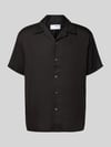 Selected Relaxed Fit Freizeithemd aus Lyocell Black
