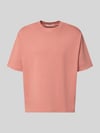 Selected Relaxed fit T-shirt van puur katoen Model 'RELEXASPEN' Oudroze