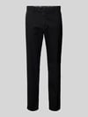 EUREX by Brax comfort fit stoffen broek met Franse steekzakken model 'JIM' Zwart