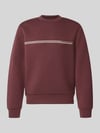 JACK & JONES Relaxed Fit Sweatshirt mit Viskose-Anteil Modell 'Fusion' Bordeaux