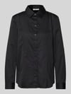 Christian Berg Woman Overhemdblouse met knoopsluiting Zwart