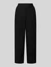 VERO MODA Regular Fit Culotte aus Viskose-Leinen-Mix Modell 'MYMILO' Black