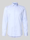 Jake*s Slim Fit Business-Hemd mit Kentkragen Bleu