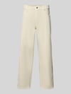 CAMBIO Wide Leg Jeans im 5-Pocket-Design Modell 'ORIA' Ecru
