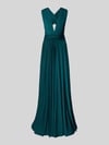 Rose Avenue maxi-jurk met diepe v-hals Flessengroen