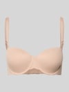 Calvin Klein Underwear Biustonosz z regulowanymi ramiączkami model ‘PERFECT FIT’ Beżowy